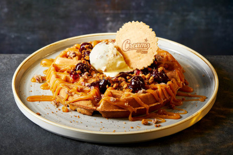 Spiced Winter Berry Waffle