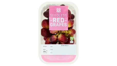 Co-Op Red Seedless Grapes 500G