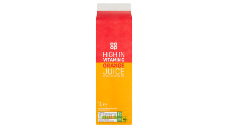 Co-Op Orange Juice Smooth Style From Concentrate 1Ltr