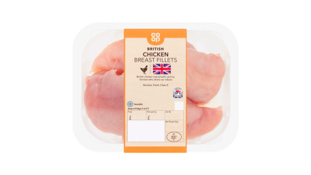 Co-Op British Chicken Breast Fillets 300G