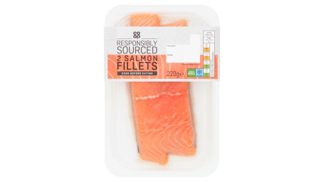 Co-Op 2 Salmon Fillets 220G