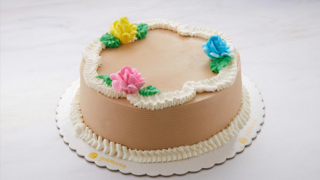 8 Round Mocha Greeting Cake