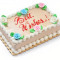 Mocha Greeting Cake ¼ Sheet