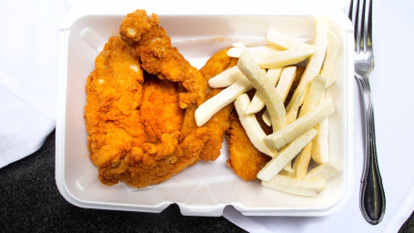 Chicken Tenders With Fries (4 Pieces)
