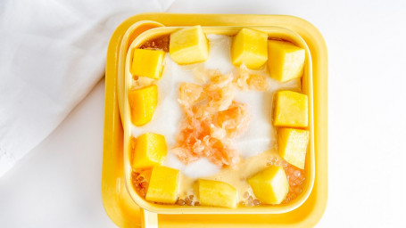 Mango Pomelo Sago Tofu Pudding Yáng Zhī Gān Lù Dòu Fǔ Huā