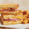 Grilled Ham Four Cheese Melt Duo