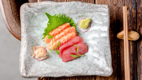 Salmon And Tuna Sashimi (5Pcs)