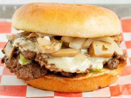 Mushroom Swiss Supreme Burger