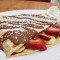 White Chocolate Strawberry Crepe