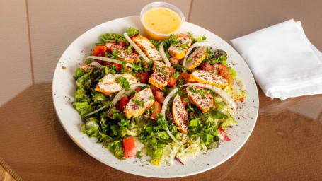 Chicken Kebob With Green Salad