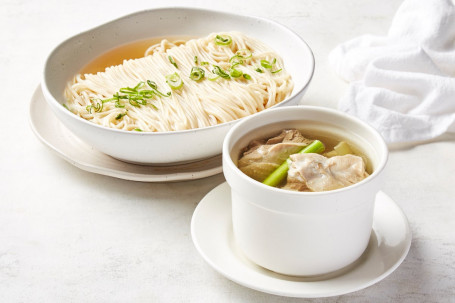 Chicken Soup Double Boiled With Noodle