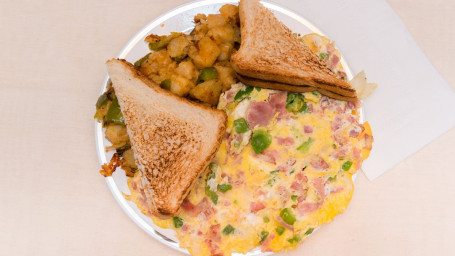 17. Western Omelet W/Toast