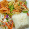 (L) Stir-Fried Vegetables And Tofu (Pad Phak Ruam) Ruam)