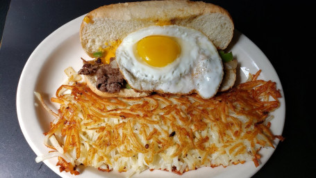 Breakfast Philly Cheesteak