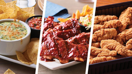 Riblets Chicken Tenders Combo Family Bundle Serves 6-8