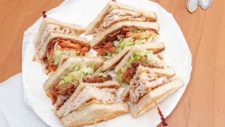 Club Sandwich On Slice Bread