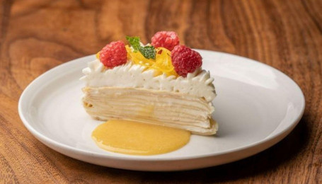 Stacked Key Lime Crepe Cake