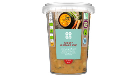 Co-Op Gluten Free Chunky Vegetable Soup 600G