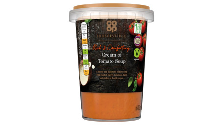 Co-Op Irresistible Gluten Free Cream Of Tomato Soup 600G