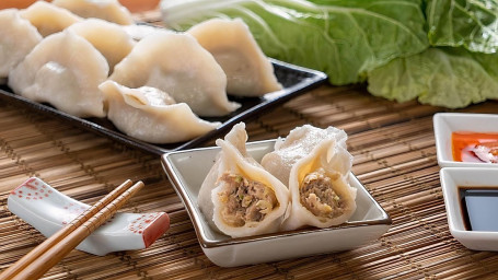 Pork Dumplings with Napa Cabbage bái cài zhū ròu shuǐ jiǎo