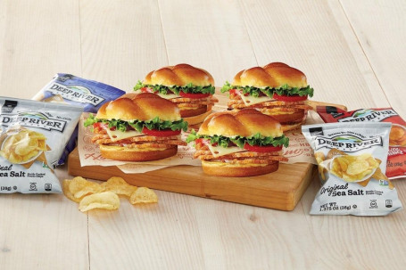 Ham Gerookte Kalkoen Klassieke Sandwich 4-Pack