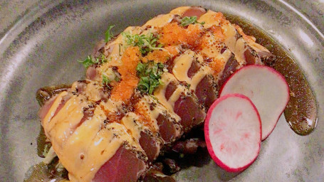 Pepper Tuna Tataki With Spicy Aioli