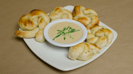 Dough Knots And Queso