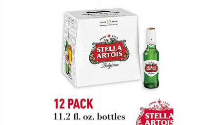 Stella Artois Beer Bottle (11.2 Oz X 12 Ct)