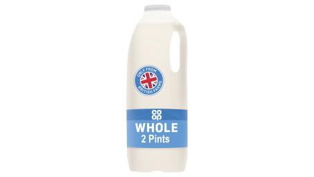 Co-Op British Fresh Whole Milk 1.13L (2 Pints)