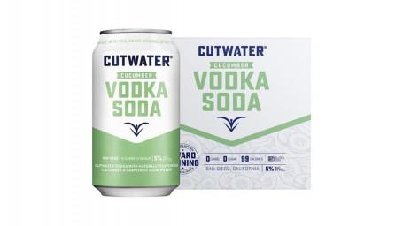 Cutwater Spirits Cucumber Vodka Soda (12 Oz X 4 Ct)