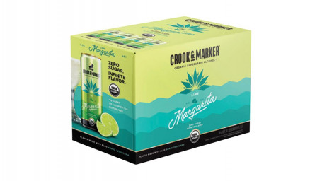 Crook Marker Lime Margarita Can (11 Oz X 8 Ct)