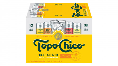 Topo Chico Hard Seltzer Hard Seltzer Variety Pack Dåser (12 Oz X 12 Ct)