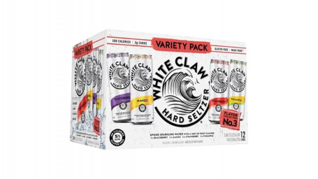 White Claw Hard Seltzer Variety #3 Cans (12 Oz X 12 Ct)