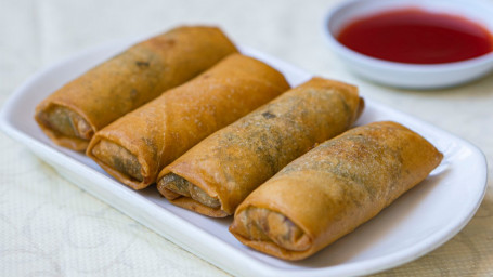 B3. Shrimp Egg Rolls Cuì Pí Ròu Chūn Juǎn (4 Pcs)