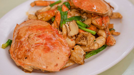 E23. Deep Fried Crab W/ Ginger Green Onion Jiāng Cōng Chǎo Xiè （Xiè1Zhī）