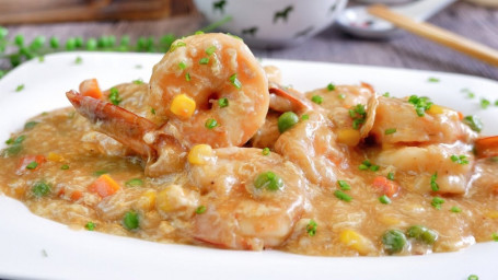 102. Shrimp With Lobster Sauce