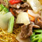 807. Crispy Egg Noodles With Chicken Or Beef Mixed Vegetables