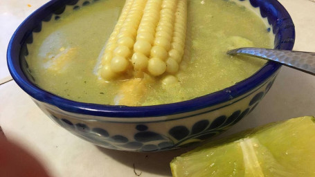 Vegan Sweet Corn Poblano Pepper Soup (16 Oz)