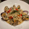Clams Linguine With White Wine Garlic Butter Sauce