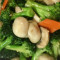102. Sautéed Mushrooms And Broccoli With Garlic Sauce