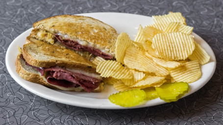 Grilled Corned Beef Rueben Sandwich