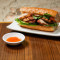 Yuè Shì Fǎ Bāo Sān Wén Zhì Pèi Zhū Jǐng Ròu D2. Sandwich With Sliced Pork Neck