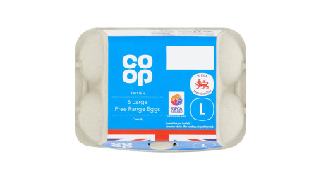 Co-Op British Free Range, 6 Large Eggs