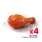 4jiàn kuáng rě xiāng shāo jī/4 pcs Roast Chicken