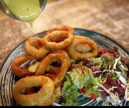 Deep-Fried Onion Ring Cuì Zhà Yáng Cōng Quān