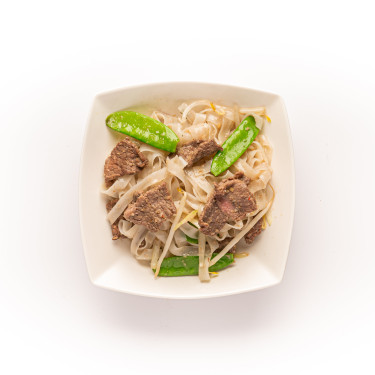 Wok-fried noodles with beef (GF)
