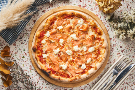 Yān Sān Wén Yú Zhī Shì Báo Bǐng｜Salmon And Mascarpone Pizza