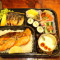 Double Up Bento B Saba Shioyaki Salmon Teriyaki)-Miso Soup Not Included