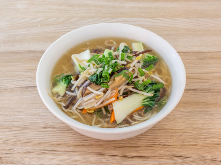 Mixed Vegetarian La-Mien Soup Zá Cài Lā Miàn Tāng