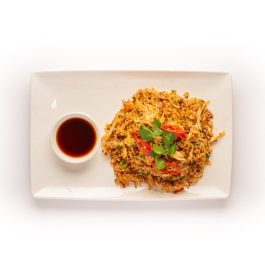Chicken Dried Shrimp Wok-Fried Rice